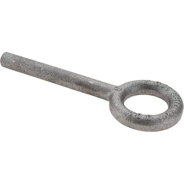 Gibraltar - Forged Steel, Fixed Blank Lifting Eye Bolt - 3" Shank, No Shoulder - All Tool & Supply