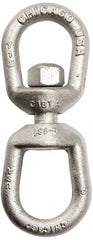 Gibraltar - 2, 250 Lbs. Load Limit, 5-1/16 Inches Long x 3/8 Inch Diameter Oval Eye Swivel - 1-1/4 Inch Inside Width, 2 Inch Outside Width, 1/2 Inch Pin Diameter, 4-5/16 Inch Reach, 1-1/2 Inch Lower Eye Inside Height, 7/8 Inch Upper Eye Inside Height - All Tool & Supply