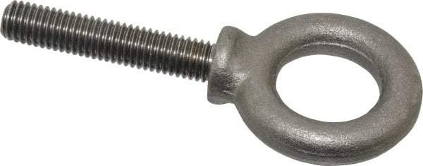 Gibraltar - 2,600 Lb Capacity, Steel, 1/2-13 Thread, Lifting Eye Bolt - Fully Threaded, 2-1/2" Shank, 2-1/2" Thread Length, Shoulder - All Tool & Supply