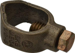 Thomas & Betts - 1/0 to 8 (Solid) AWG Compatible Single-Nut Rod Clamp - Copper Alloy, 2-11/32" OAL, CSA Certified, RoHS Compliant, UL Listed - All Tool & Supply