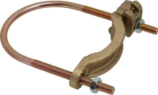 Thomas & Betts - 4 to 4/0 AWG Compatible U-bolt Rod Clamp - Bronze, CSA Certified, UL File E3060, UL Listed - All Tool & Supply