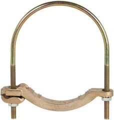 Thomas & Betts - 4 to 4/0 AWG Compatible U-bolt Rod Clamp - Bronze, CSA Certified, UL File E3060, UL Listed - All Tool & Supply