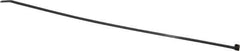 Thomas & Betts - 14.1" Long Black Nylon Standard Cable Tie - 50 Lb Tensile Strength, 1.35mm Thick, 1-1/4" Max Bundle Diam - All Tool & Supply