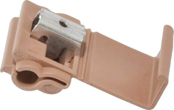 3M - 12 to 10 AWG, Brown, IDC, Run & Tap Quick Splice Connector - 2 Wires - All Tool & Supply