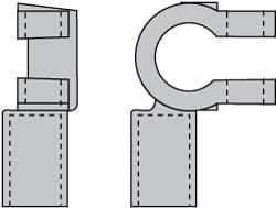 Noco - Automotive Battery 3/0 Right Elbow Terminal - Negative Polarity - All Tool & Supply