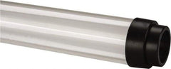 Made in USA - 48 Inch Long, Clear, Fluorescent Lamp Sleeve - T8 Shape - All Tool & Supply