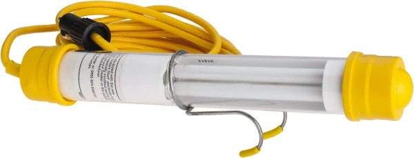 Made in USA - 12 Volt, 13 Watt, Yellow Fluorescent Work Lights - 1 Amps, 18/2 Wire Gage, PL/13 Special Lamp - All Tool & Supply