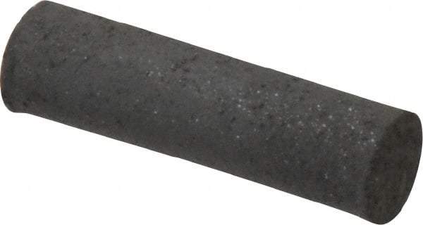 Made in USA - 1/4" Max Diam x 7/8" Long, Cylinder, Rubberized Point - Medium Grade, Silicon Carbide, 1/16" Arbor Hole, Unmounted - All Tool & Supply