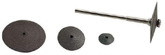 Made in USA - 5/8" Diam x 1/16" Hole x 3/32" Thick, Surface Grinding Wheel - Medium Grade, 20,000 Max RPM - All Tool & Supply