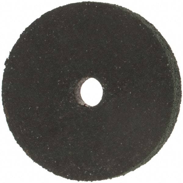 Made in USA - 1-1/2" Diam x 1/4" Hole x 3/16" Thick, 46 Grit Surface Grinding Wheel - Aluminum Oxide/Silicon Carbide Blend, Coarse Grade, 15,000 Max RPM - All Tool & Supply