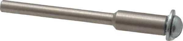 Made in USA - 1/8" Shank Rubberized Abrasive Point Mandrel - 1/8" Hole Compatibility, for Small Wheels - All Tool & Supply