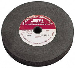 Made in USA - 6" Diam x 1/2" Hole x 1" Thick, 46 Grit Surface Grinding Wheel - Aluminum Oxide/Silicon Carbide Blend, Coarse Grade, 3,600 Max RPM - All Tool & Supply