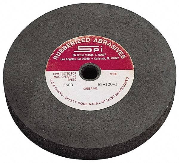 Made in USA - 8" Diam x 1/2" Hole x 3/4" Thick, 46 Grit Surface Grinding Wheel - Aluminum Oxide/Silicon Carbide Blend, Coarse Grade, 2,600 Max RPM - All Tool & Supply