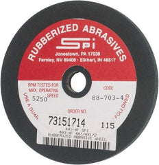 Made in USA - 4" Diam x 1/2" Hole x 1/4" Thick, 240 Grit Surface Grinding Wheel - Aluminum Oxide/Silicon Carbide Blend, Very Fine Grade, 5,250 Max RPM - All Tool & Supply