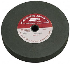 Made in USA - 8" Diam x 1/2" Hole x 1/4" Thick, 240 Grit Surface Grinding Wheel - Aluminum Oxide/Silicon Carbide Blend, Very Fine Grade, 2,600 Max RPM - All Tool & Supply