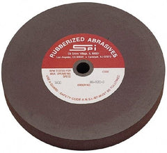 Made in USA - 6" Diam x 1/2" Hole x 1/4" Thick, 120 Grit Surface Grinding Wheel - Aluminum Oxide/Silicon Carbide Blend, Fine Grade, 3,500 Max RPM - All Tool & Supply