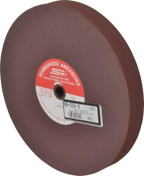 Made in USA - 8" Diam x 1/2" Hole x 1" Thick, 120 Grit Surface Grinding Wheel - Aluminum Oxide/Silicon Carbide Blend, Fine Grade, 2,600 Max RPM - All Tool & Supply