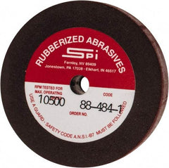 Made in USA - 2" Diam x 1/4" Hole x 3/8" Thick, 120 Grit Surface Grinding Wheel - Aluminum Oxide/Silicon Carbide Blend, Fine Grade, 10,500 Max RPM - All Tool & Supply