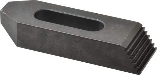 Gibraltar - M12mm Stud, Steel, Plain Strap Clamp - 33mm Travel, 102mm OAL x 32mm Wide x 16mm High, Black Oxide Finish, Tapered Nose - All Tool & Supply