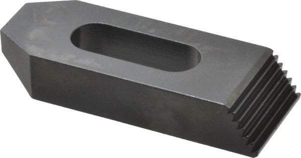 Gibraltar - M16mm Stud, Steel, Plain Strap Clamp - 30mm Travel, 102mm OAL x 38mm Wide x 19mm High, Black Oxide Finish, Tapered Nose - All Tool & Supply