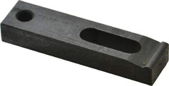 Gibraltar - 1/4" Stud, Medium Carbon Steel, Strap Clamp - 1/2" Travel, 2-1/2" OAL x 5/8" Wide x 3/8" High, Black Oxide Finish, Radius Nose - All Tool & Supply