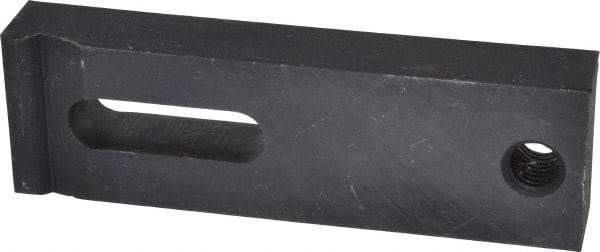 Gibraltar - 3/8" Stud, Medium Carbon Steel, Strap Clamp - 1" Travel, 4" OAL x 1-1/4" Wide x 5/8" High, Black Oxide Finish, Radius Nose - All Tool & Supply