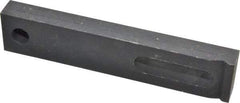 Gibraltar - 1/2" Stud, Medium Carbon Steel, Strap Clamp - 1-1/2" Travel, 6" OAL x 1-1/4" Wide x 5/8" High, Black Oxide Finish, Radius Nose - All Tool & Supply