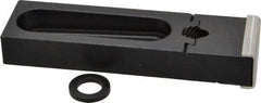 Gibraltar - 5-3/16" OAL x 1-1/2" Overall Width, Standard Grip Nose, Steel Manual Edge Clamp - Black Oxide Coating, 3/4" High, 1/2" Socket Cap Screw Slot, 2-1/2" Travel - All Tool & Supply