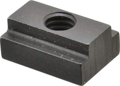 Gibraltar - 5/16-18 Blind Tapped T Slot Nut - 3/8" Slot Width, 5/8 x 1/4" Base Width x Height, 7/8 x 3/8" OAL x Height - All Tool & Supply