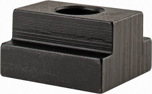 Gibraltar - 1/2-13 Blind Tapped T Slot Nut - 5/8" Slot Width, 1 x 11/32" Base Width x Height, 1-1/8 x 5/8" OAL x Height - All Tool & Supply