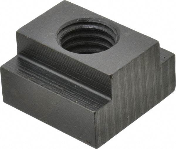 Gibraltar - 5/8-11 Blind Tapped T Slot Nut - 3/4" Slot Width, 1-1/4 x 15/32" Base Width x Height, 1-1/4 x 3/4" OAL x Height - All Tool & Supply