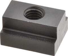 Gibraltar - 3/8-16 Tapped Through T Slot Nut - 9/16" Slot Width, 7/8 x 11/32" Base Width x Height, 1-1/8 x 5/8" OAL x Height - All Tool & Supply