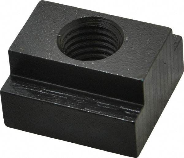 Gibraltar - 3/4-10 Tapped Through T Slot Nut - 1" Slot Width, 1-5/8 x 5/8" Base Width x Height, 1-3/4 x 1" OAL x Height - All Tool & Supply