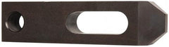 Gibraltar - 25/32" Stud, Carbon Steel, Strap Clamp - 1-1/2" Travel, 6" OAL x 1-1/2" Wide x 1" High, Black Oxide Finish, Tapered Nose - All Tool & Supply