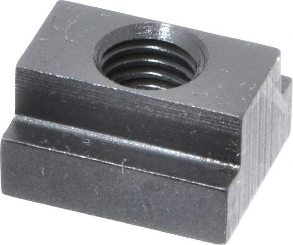 Gibraltar - M10x1.50 Blind Tapped T Slot Nut - 1/2" Slot Width, 19 x 7mm Base Width x Height, 22 x 13mm OAL x Height - All Tool & Supply