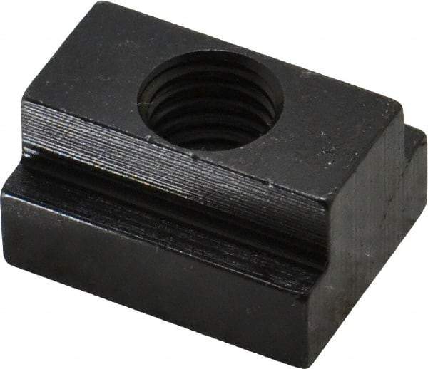 Gibraltar - M12x1.75 Blind Tapped T Slot Nut - 9/16" Slot Width, 22 x 9mm Base Width x Height, 29 x 16mm OAL x Height - All Tool & Supply