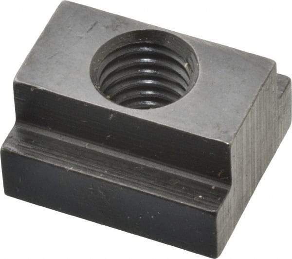 Gibraltar - M10x1.50 Tapped Through T Slot Nut - 1/2" Slot Width, 19 x 7mm Base Width x Height, 22 x 13mm OAL x Height - All Tool & Supply