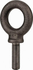 Gibraltar - 2,400 Lb Capacity, Steel, 1/2-13 Thread, Fixed Lifting Eye Bolt - Fully Threaded, 1-1/2" Shank, 1-1/2" Thread Length, Shoulder - All Tool & Supply