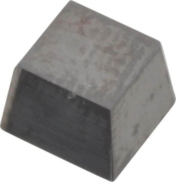 Cutting Tool Technologies - 12151215 Carbide Milling Insert - Uncoated, 1/8" Thick, 0.007" Inscribed Circle, 0.215" Corner Radius - All Tool & Supply