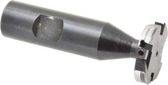 Cutting Tool Technologies - 1/4 Inch Cutting Width, 1.265 Inch Cutting Diameter, 4 Cutter Inserts, 3/4 Inch Shank Diameter, 1215 Insert Style, Indexable Keyseat Cutter - Inch Long Shank - All Tool & Supply