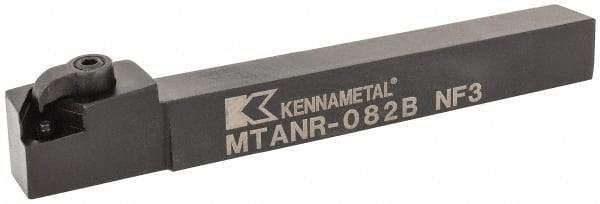 Kennametal - MTAN, Right Hand Cut, 3° Lead Angle, 1/2" Shank Height x 1/2" Shank Width, Negative Rake Indexable Turning Toolholder - 4-1/2" OAL, TN..22. Insert Compatibility, Series Kenloc - All Tool & Supply