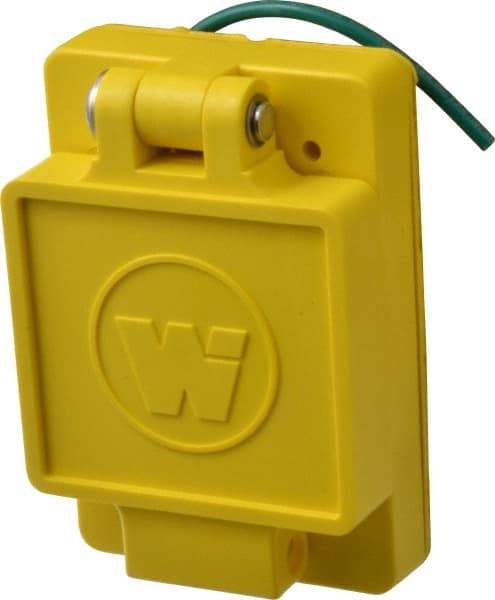 Value Collection - 250 VAC, 30 Amp, L6-30R NEMA, Ungrounded Receptacle - 2 Poles, 3 Wire, Female End, Yellow - All Tool & Supply