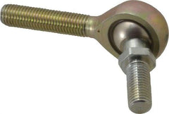 Alinabal - 5/16" ID, 7/8" Max OD, 2,800 Lb Max Static Cap, Spherical Rod End - 5/16-24 RH, 0.437" Shank Diam, 1-1/4" Shank Length, Steel with Molded Nyloy Raceway - All Tool & Supply