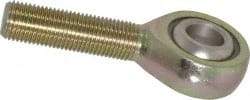 Alinabal - 1/2" ID, 1-5/16" Max OD, 5,800 Lb Max Static Cap, Spherical Rod End - 1/2-20 RH, 3/4" Shank Diam, 1-1/2" Shank Length, Steel with Molded Nyloy Raceway - All Tool & Supply