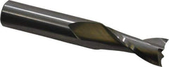 Onsrud - 1/2" Cutting Diam x 1-1/8" Length of Cut, 2 Flute, Upcut Spiral Router Bit - Uncoated, Right Hand Cut, Solid Carbide, 3" OAL x 1/2" Shank Diam, Double Edge, 30° Helix Angle - All Tool & Supply