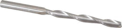 Onsrud - 3/8" Cutting Diam x 3-1/2" Length of Cut, 2 Flute, Upcut Spiral Router Bit - Uncoated, Right Hand Cut, Solid Carbide, 5" OAL x 3/8" Shank Diam, Double Edge, 25° Helix Angle - All Tool & Supply