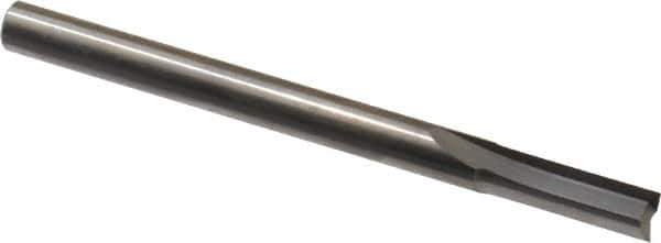 Onsrud - 1/4" Diam, 1/4" Shank Diam, 3/4" Length of Cut, 2 Flute Double Edge Straight Router Bit - 3-1/4" Overall Length, Right Hand Cut, Solid Carbide - All Tool & Supply