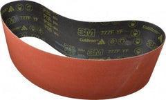 3M - 6" Wide x 310" OAL, 80 Grit, Ceramic Abrasive Belt - Ceramic, Medium, Coated, YF Weighted Cloth Backing, Wet/Dry, Series 777F - All Tool & Supply