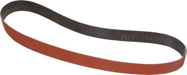 3M - 1" Wide x 30" OAL, 80 Grit, Ceramic Abrasive Belt - Ceramic, Medium, Coated, YF Weighted Cloth Backing, Wet/Dry, Series 777F - All Tool & Supply