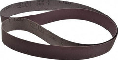 3M - 1-1/2" Wide x 60" OAL, 120 Grit, Aluminum Oxide Abrasive Belt - Aluminum Oxide, Fine, Coated, X Weighted Cloth Backing, Series 341D - All Tool & Supply